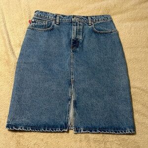 Ralph Lauren Denim Knee Skirt